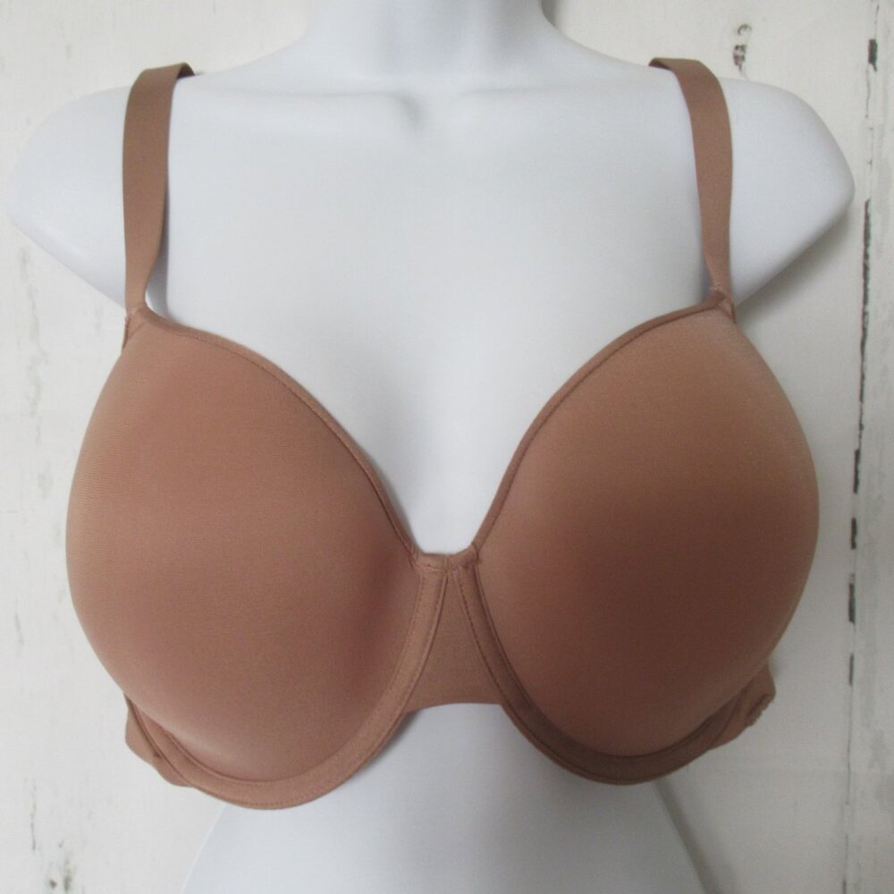 New Skims Bra 42D Brown Mica Unlined Demi Back‎ Closure Underwire